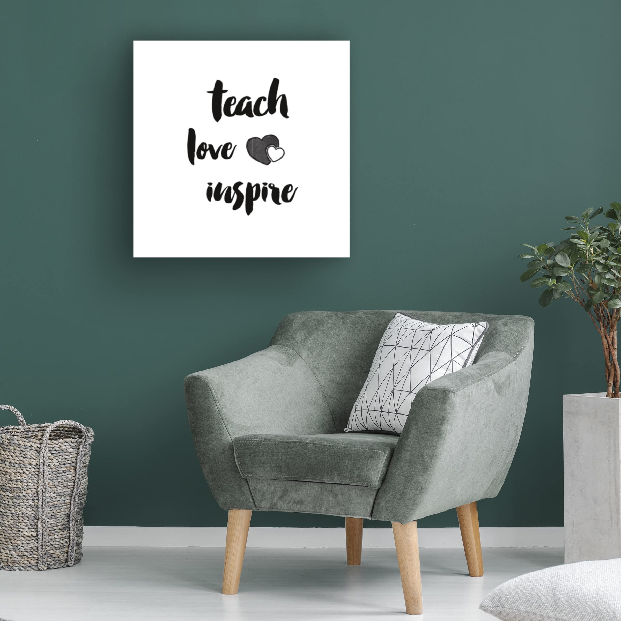 Farida Zaman 'Budding Beauty Pattern IIIB' Floral Canvas Wall Art - Modern Home Decor for Living Room, Bedroom & Office