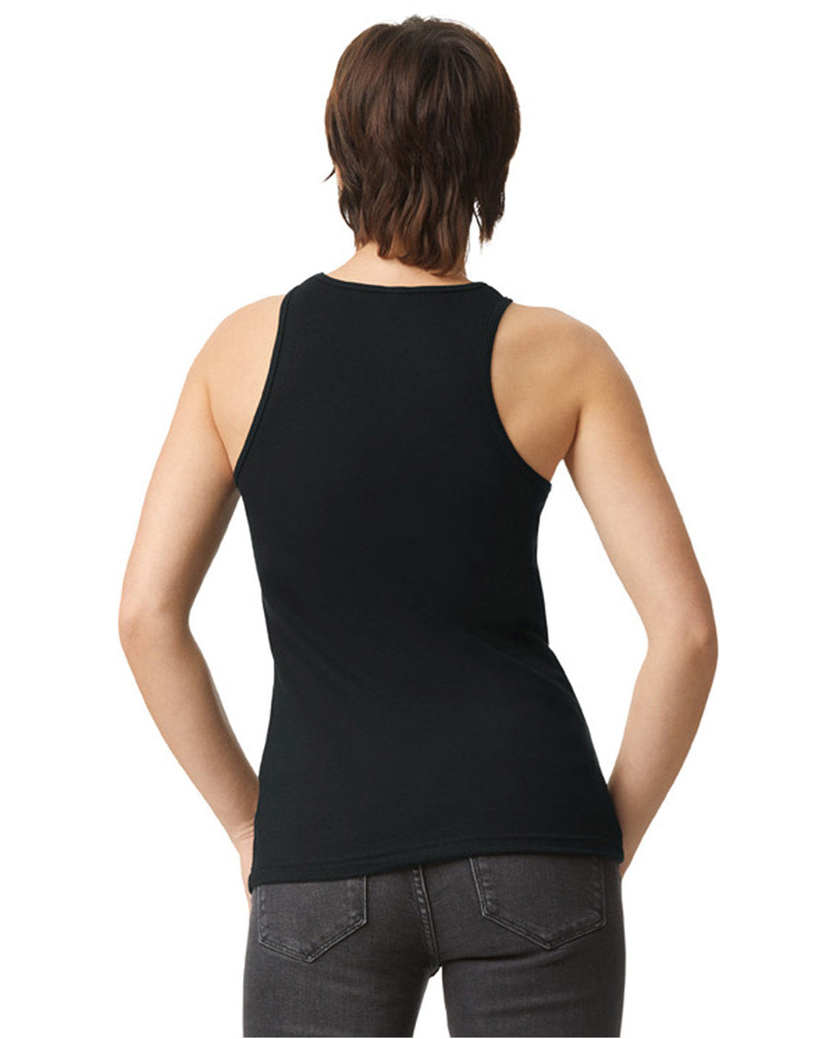 American Apparel 101CVC Women's Racerback Tank Top - Soft Breathable Cotton Blend for Yoga, Gym & Casual Wear