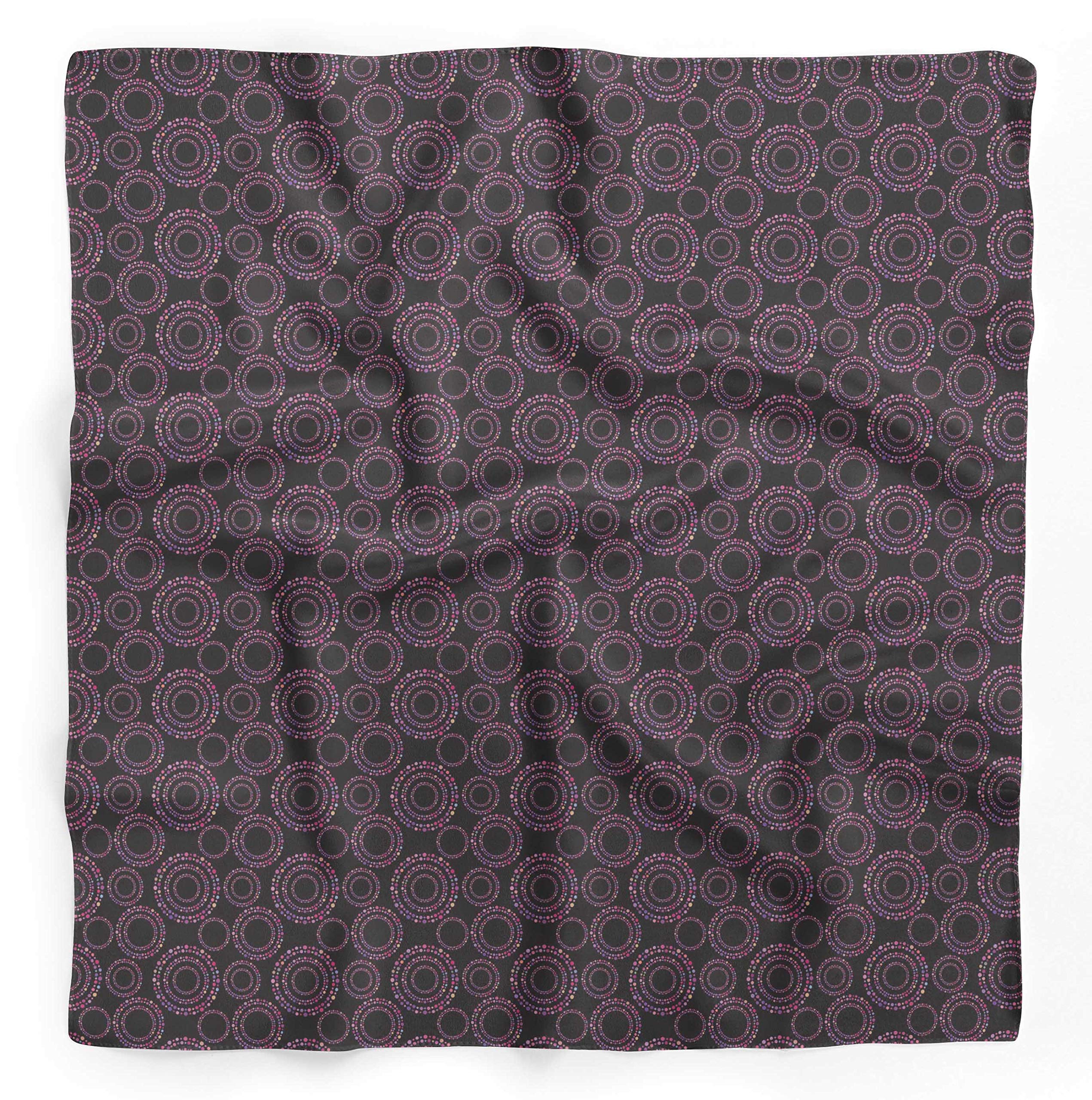 Bimba Printed Pure Silk Scarf - Women's Fashion Hair Wrap, Neck Scarf & Head Bandana - Elegant Accessory for Parties, Weddings & Everyday Wear