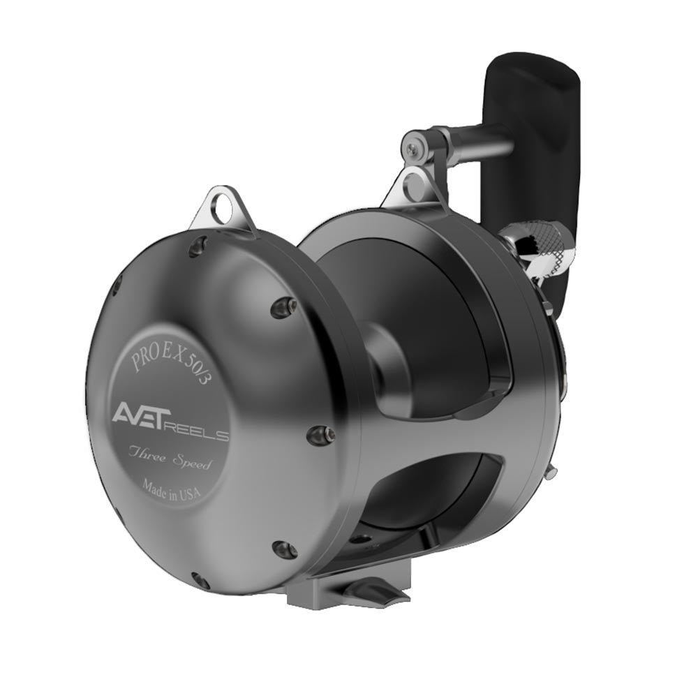 Avet Pro EX 50/3 Three Speed Fishing Reel - Saltwater Offshore Big Game Fishing Reel for Tuna, Marlin & Swordfish - Heavy Duty Deep Sea Fishing Gear
