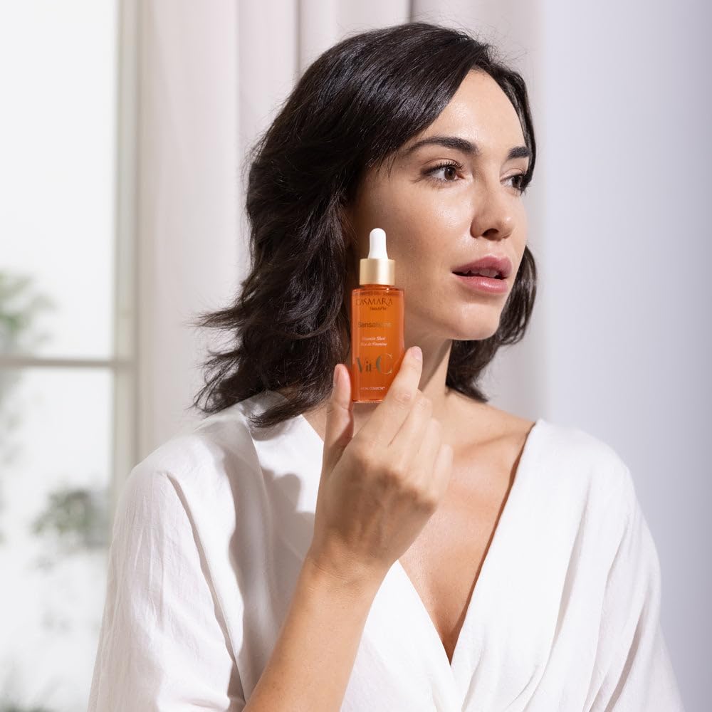 Sensations Vitamin Shot Serum - Brightening & Hydrating Face Serum with Vitamin C & E | Perfect for Morning Skincare Routine & Anti-Aging Treatment