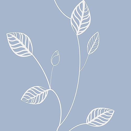 Silver Leaf /Baby Blue