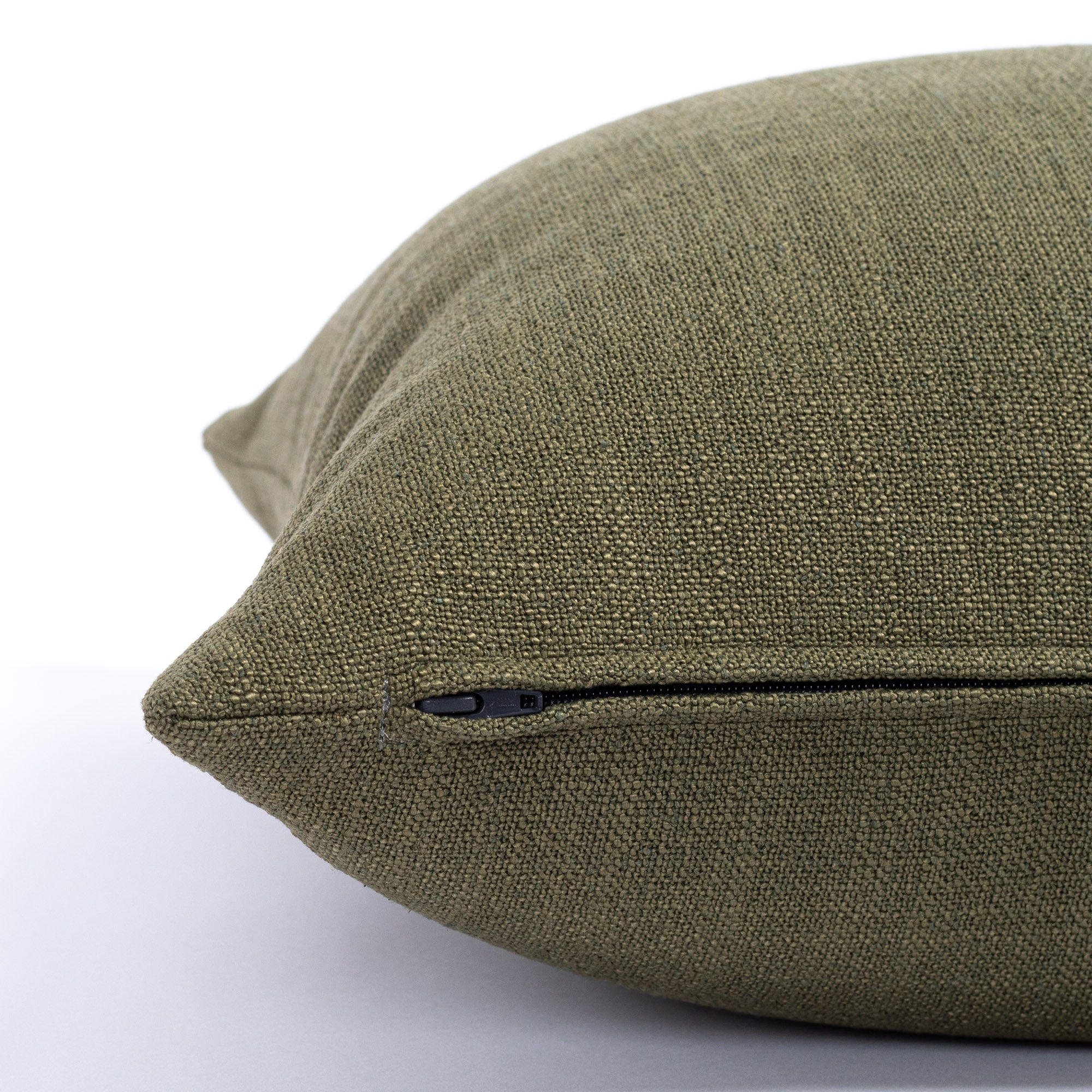 Grange 22x22 Inch Decorative Throw Pillow Cover - Soft Moss Green Cushion for Sofa, Bed & Home Decor