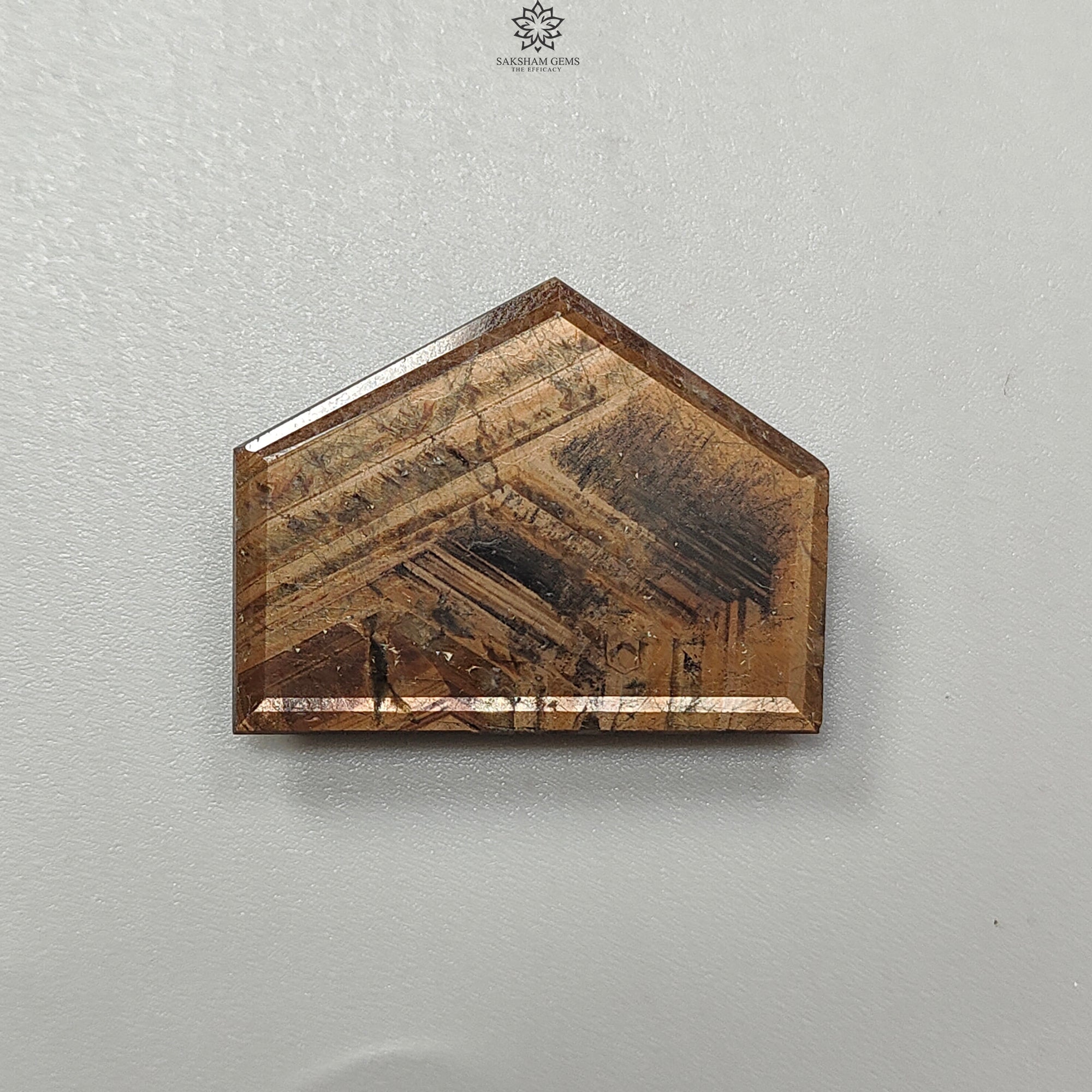 Natural Untreated Golden Brown Chocolate Sapphire Gemstone - Faceted Heart Cut for Jewelry Making (Engagement Rings, Pendants & Earrings)