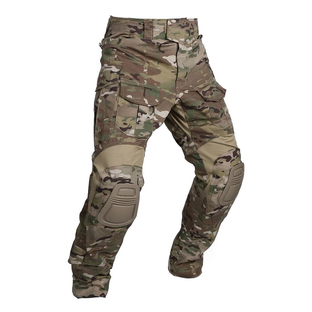 EmersonGear Men's Tactical G3 Combat Pants - Ripstop Military BDU Pants for Outdoor Hiking, Airsoft & Tactical Training
