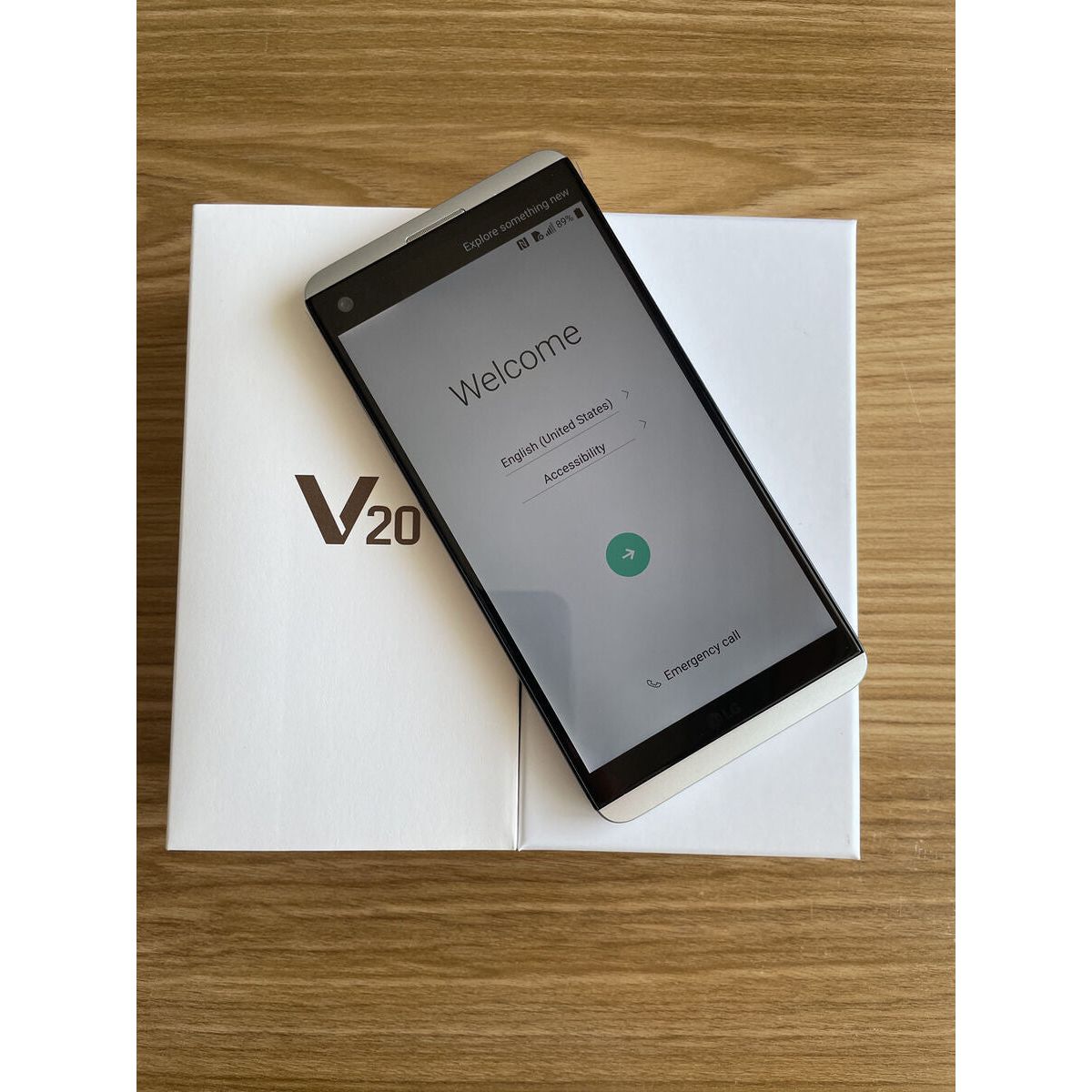 LG V20 64GB Silver Unlocked Smartphone for AT&T GSM - Premium Audio & Dual Camera for Music Lovers & Content Creators