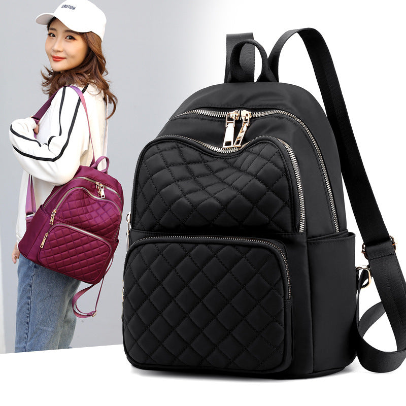 Durable Nylon Backpack for Women - Lightweight Travel Backpack with Multiple Pockets, Water-Resistant & Stylish Design - Perfect for College, Work, Hiking & Daily Commute