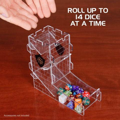 Premium Wooden Dice Tower for Tabletop RPG Games - Portable & Durable for Dungeons & Dragons, Pathfinder & Board Games - Perfect for Gaming Nights & Travel