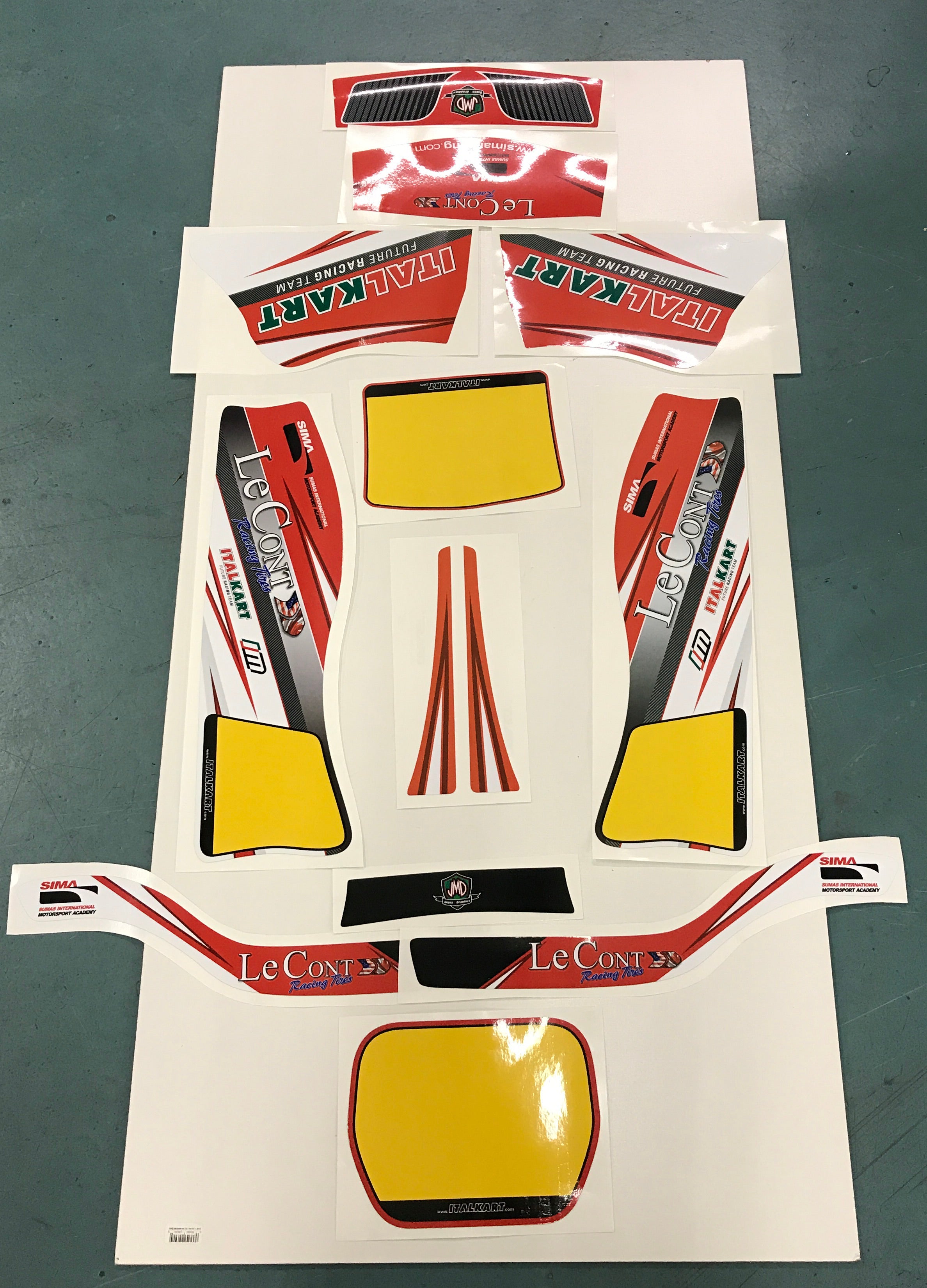 Italkart Primo Kid Kart Sticker Kit - Colorful DIY Decals for Kids' Ride-On Cars - Perfect for Birthday Gifts & Outdoor Playtime Fun