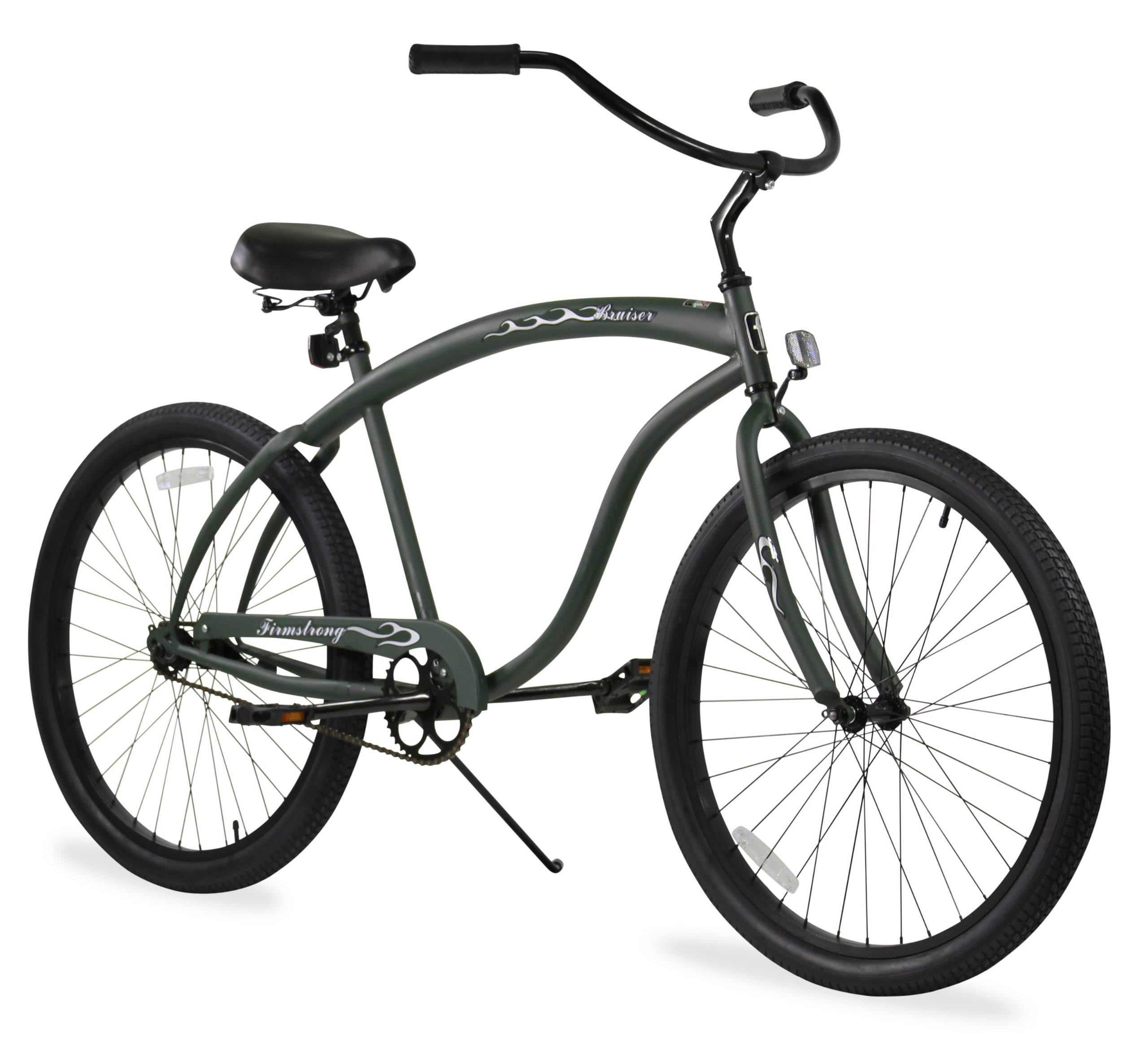 Firmstrong Bruiser Men's Single Speed Beach Cruiser Bicycle - Comfortable & Stylish Ride for Coastal Roads, Parks & Leisure Cycling
