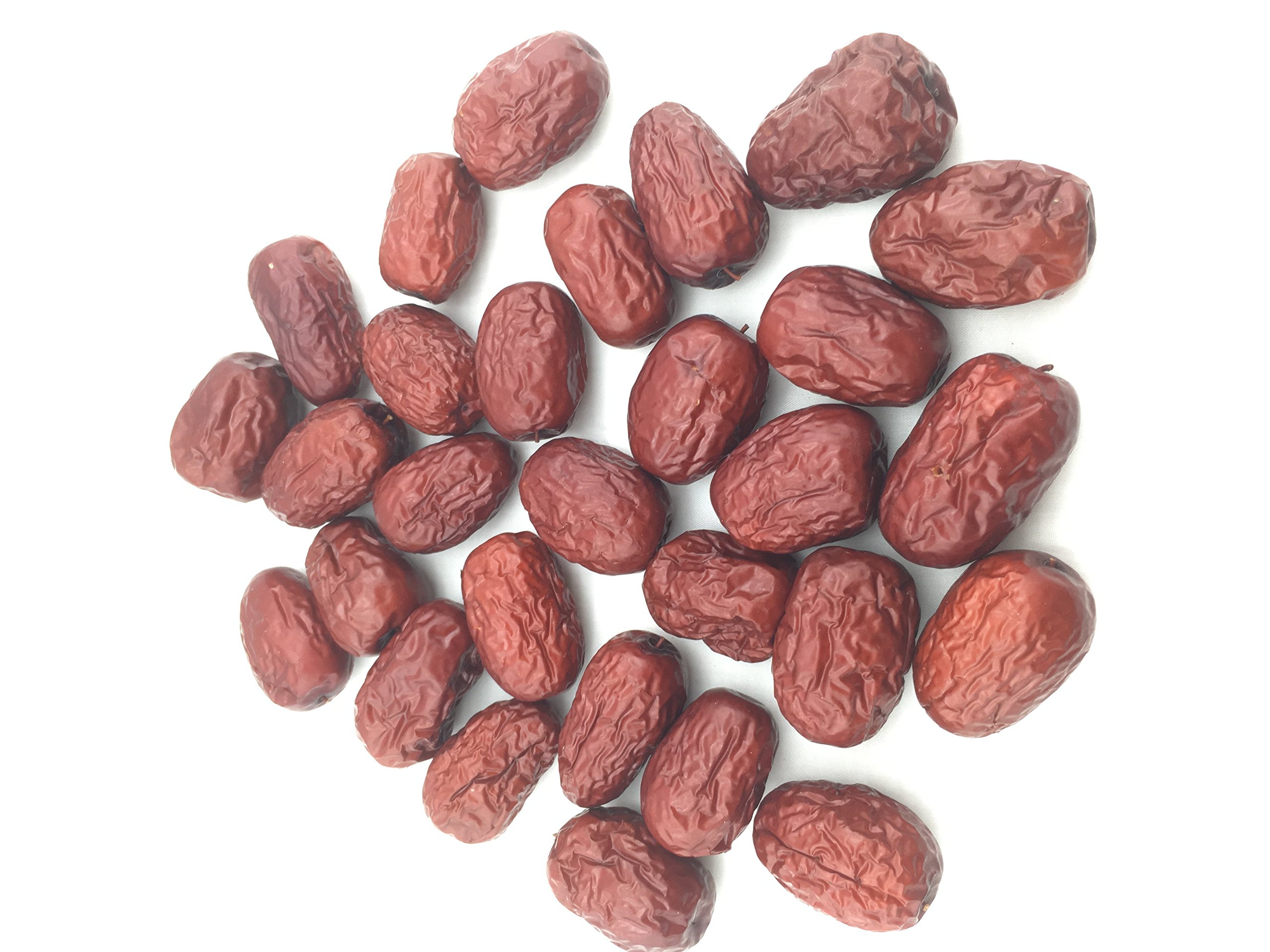 Premium XL Size Chinese Dried Red Jujube (8OZ) - Sweet Red Dates for Baking, Snacking & Healthy Recipes | Natural Energy Boost