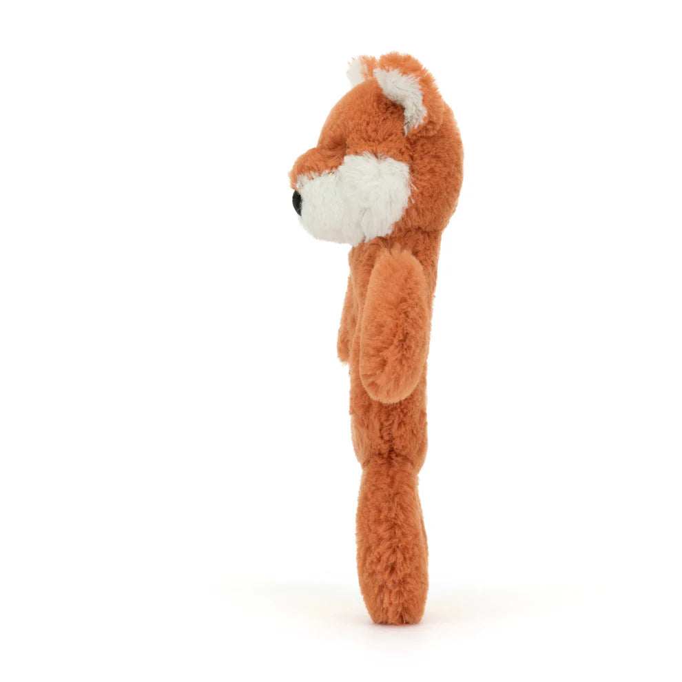 Jellycat Bashful Fox Cub Ring Rattle - Soft Baby Teething Toy for Newborns & Infants | Perfect for Sensory Play, Early Development & Gift Giving