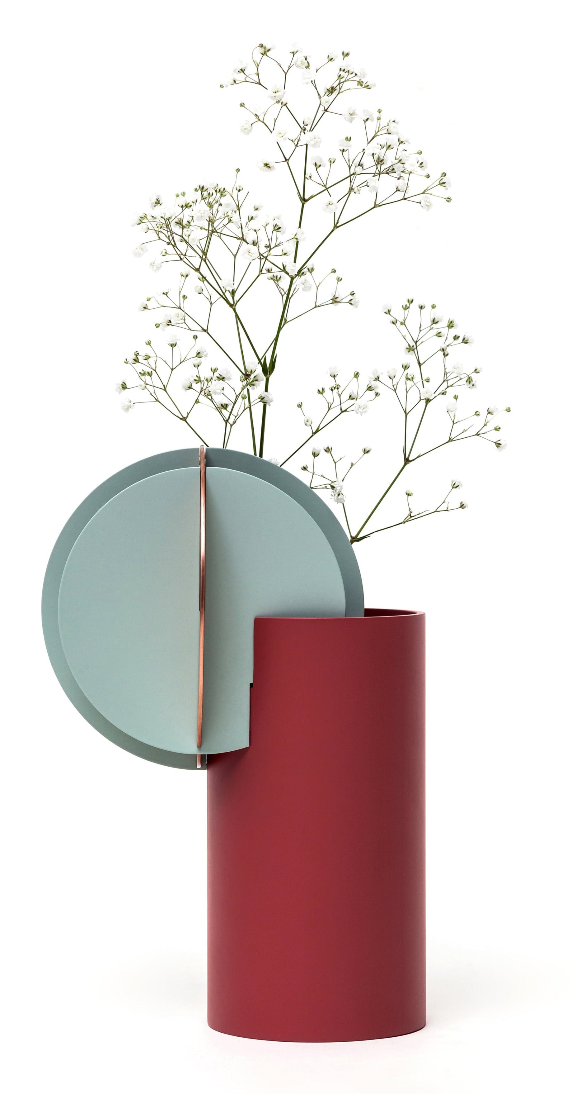 Noom Delaunay Vase CS1 - Modern Ceramic Home Decor for Living Room, Dining Table & Office Desk | Elegant Flower Arrangement Centerpiece