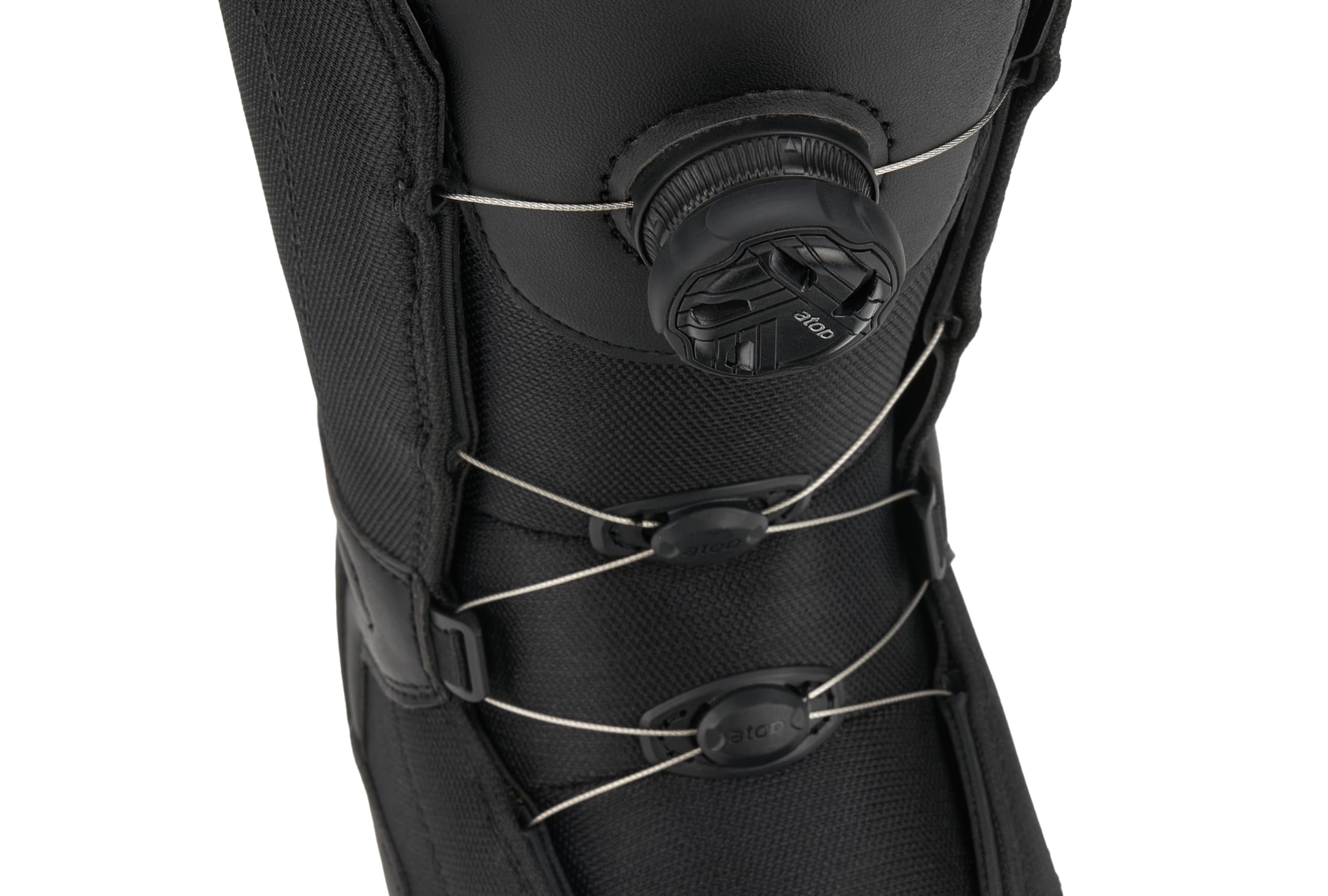 5th Element ST Lace and Dial Snowboard Boots for Men - Black | Waterproof All-Mountain Snowboarding Boots | Compatible with Strap Bindings | Size [Your Size] | Perfect for Freeride, Park & Powder Snowboarding