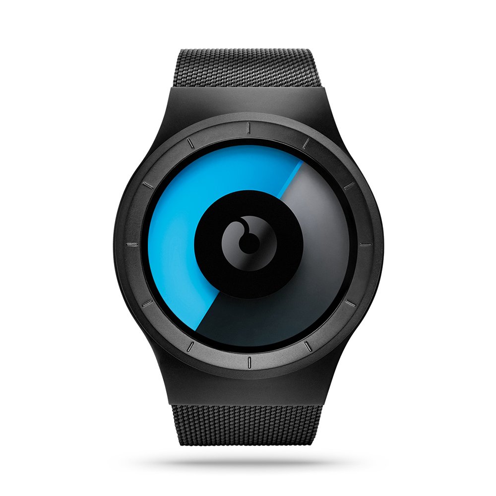 ZIIIRO Celeste Unisex Watch - Minimalist Black Dial Watch for Men & Women | Perfect for Everyday Wear, Office & Casual Outfits