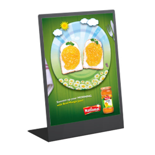 11 x 17 Countertop Sleeve Sign Holder - Quick Change Acrylic Display Stand for Advertising, Promotions & Announcements - Perfect for Restaurants, Retail Stores & Events