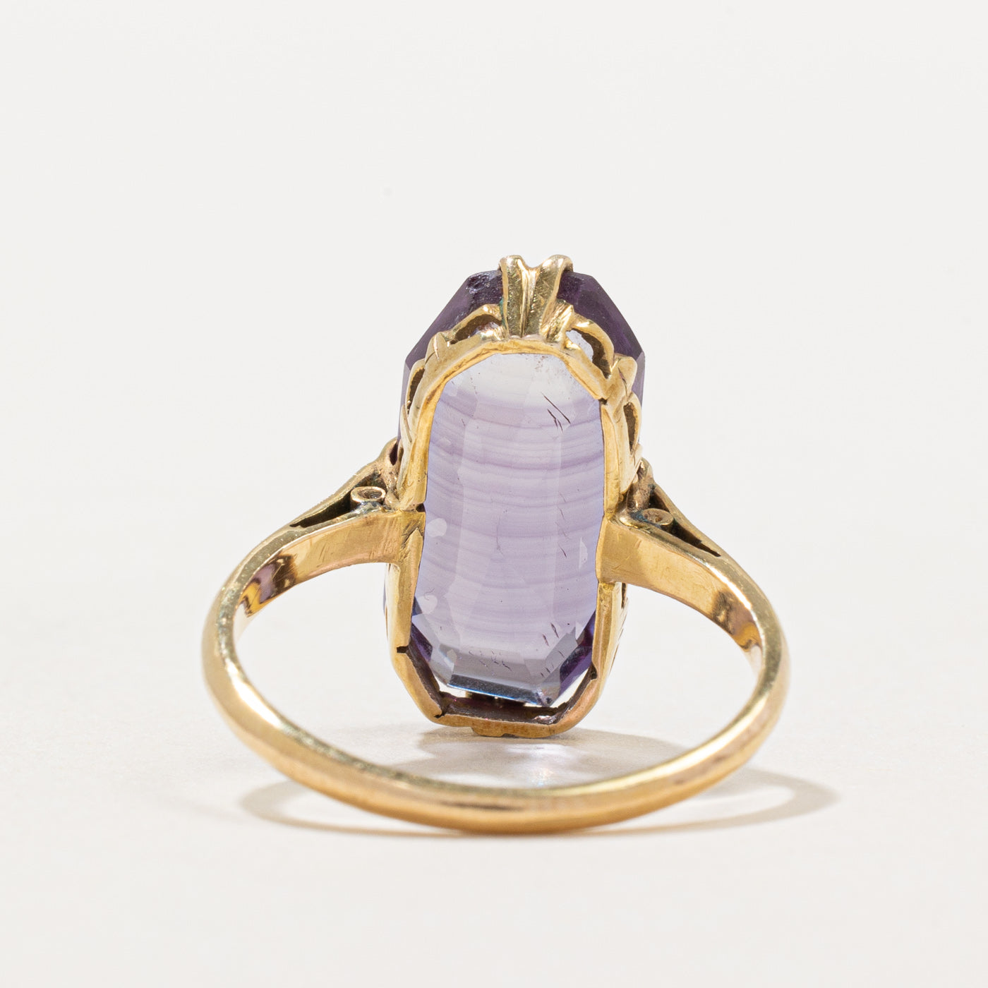 6.50ct Synthetic Color Changing Sapphire Cocktail Ring - Size 6.5 | Elegant Jewelry for Evening Parties & Special Occasions