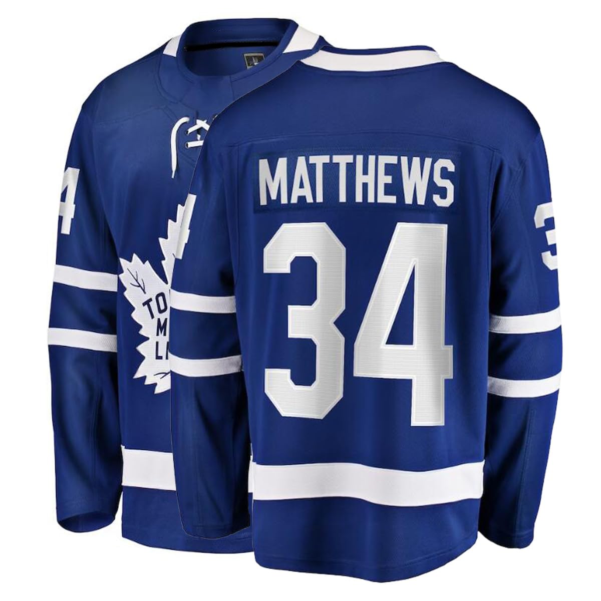 Custom Stitched Matthews Hockey Jersey for Men - Long Sleeve Authentic NHL Hockey Uniform - Perfect for Games, Fan Events & Sports Collectibles