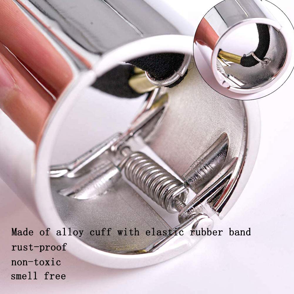 Metal Hair Cuffs & Ponytail Holders for Women - 4pcs Fashion Hair Accessories for Daily Styling
