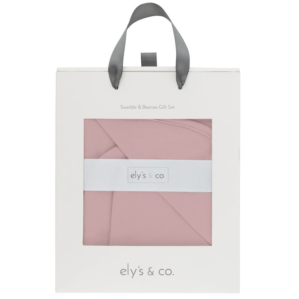 Ely's&Co. Jersey Cotton Swaddle Set - Soft Baby Swaddle Blankets for Newborns, Breathable & Stretchy for Comfortable Sleep, Perfect for Nursery, Travel & Photo Shoots