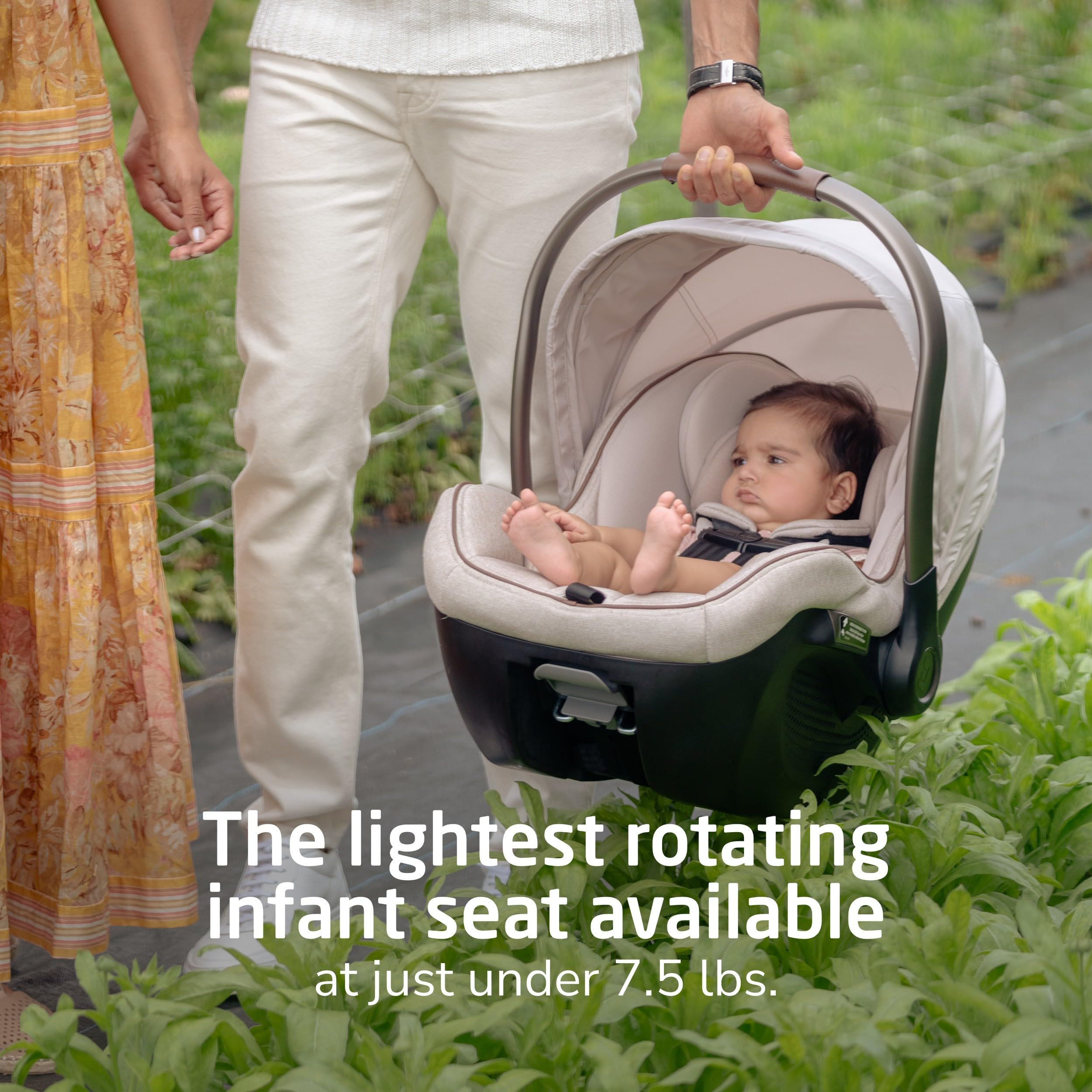 Maxi-Cosi Peri 180 Rotating Infant Car Seat - 360° Swivel Baby Car Seat with Easy Installation, Safety Certified for Newborns to Toddlers | Perfect for Travel, Shopping & Daily Commutes