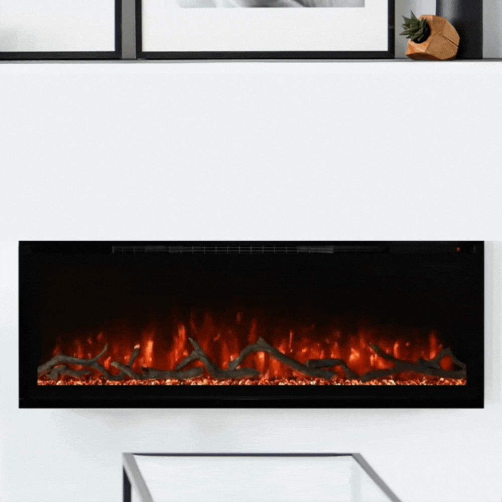 Modern Flames Spectrum Slimline Built-in/Wall Mounted Electric Fireplace - 50