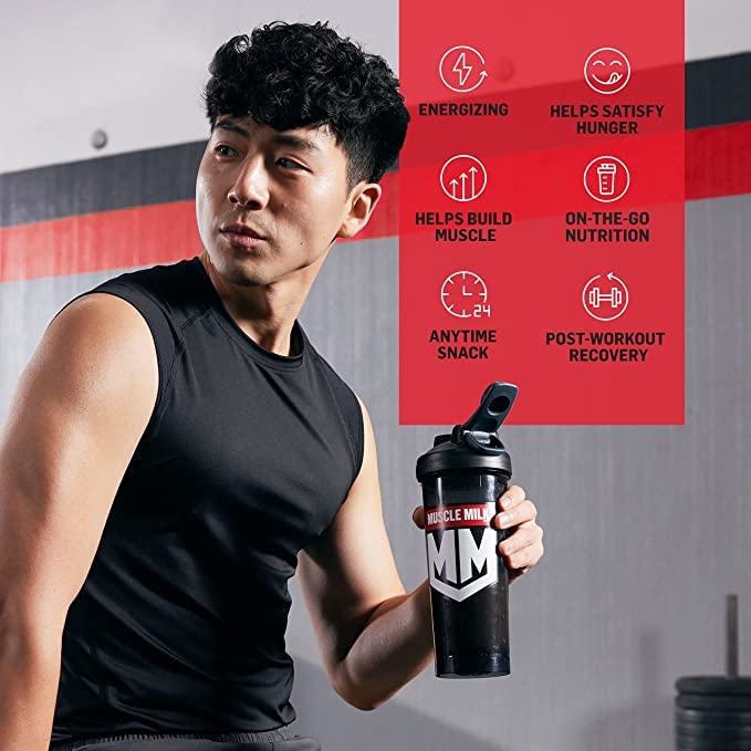 Muscle Milk Pro Series Protein Powder - Strawberry Flavor, 2lb (Pack of 1) | High Protein Shake for Muscle Recovery & Post-Workout Nutrition | Ideal for Gym, Fitness & Bodybuilding
