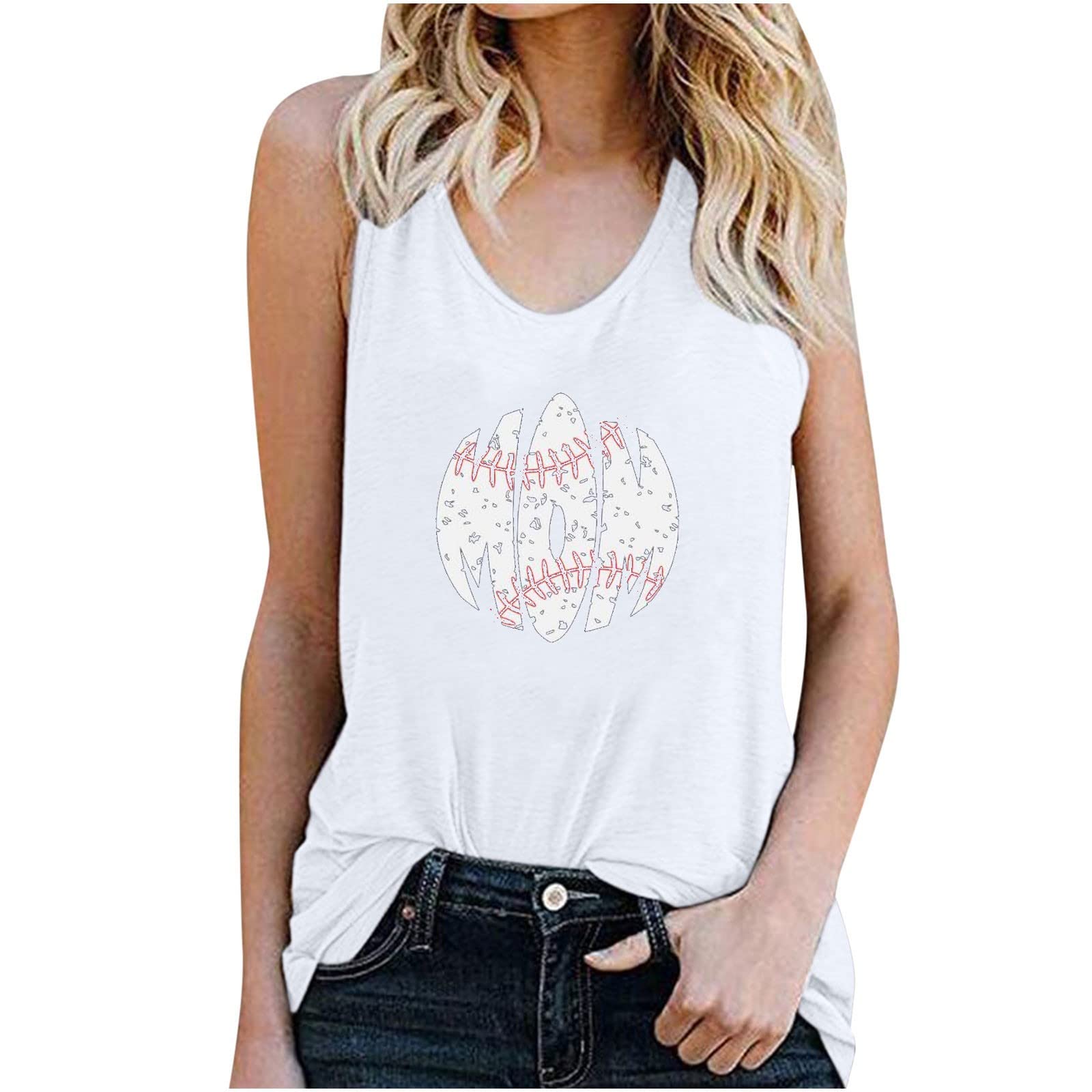 Women's Padded Tank Tops - Breathable Sleeveless Pullover Shirt with Stylish Prints & Solid Colors | Perfect for Gym, Yoga, Summer Outfits & Casual Wear