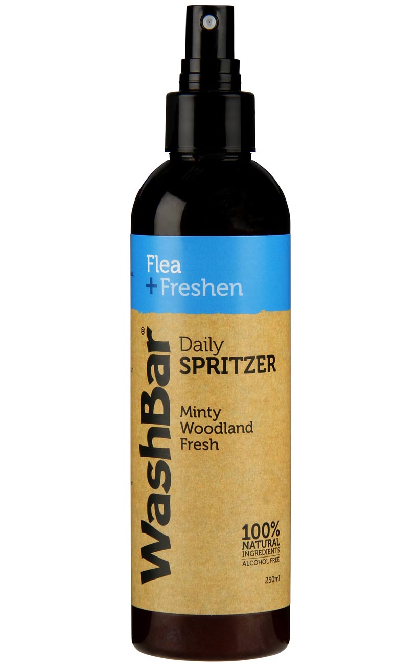 Minty Woodland Flea Repellent & Coat Freshener Spray for Dogs - Natural Flea Control & Odor Eliminator for Pets - Perfect for Outdoor Adventures & Home Use