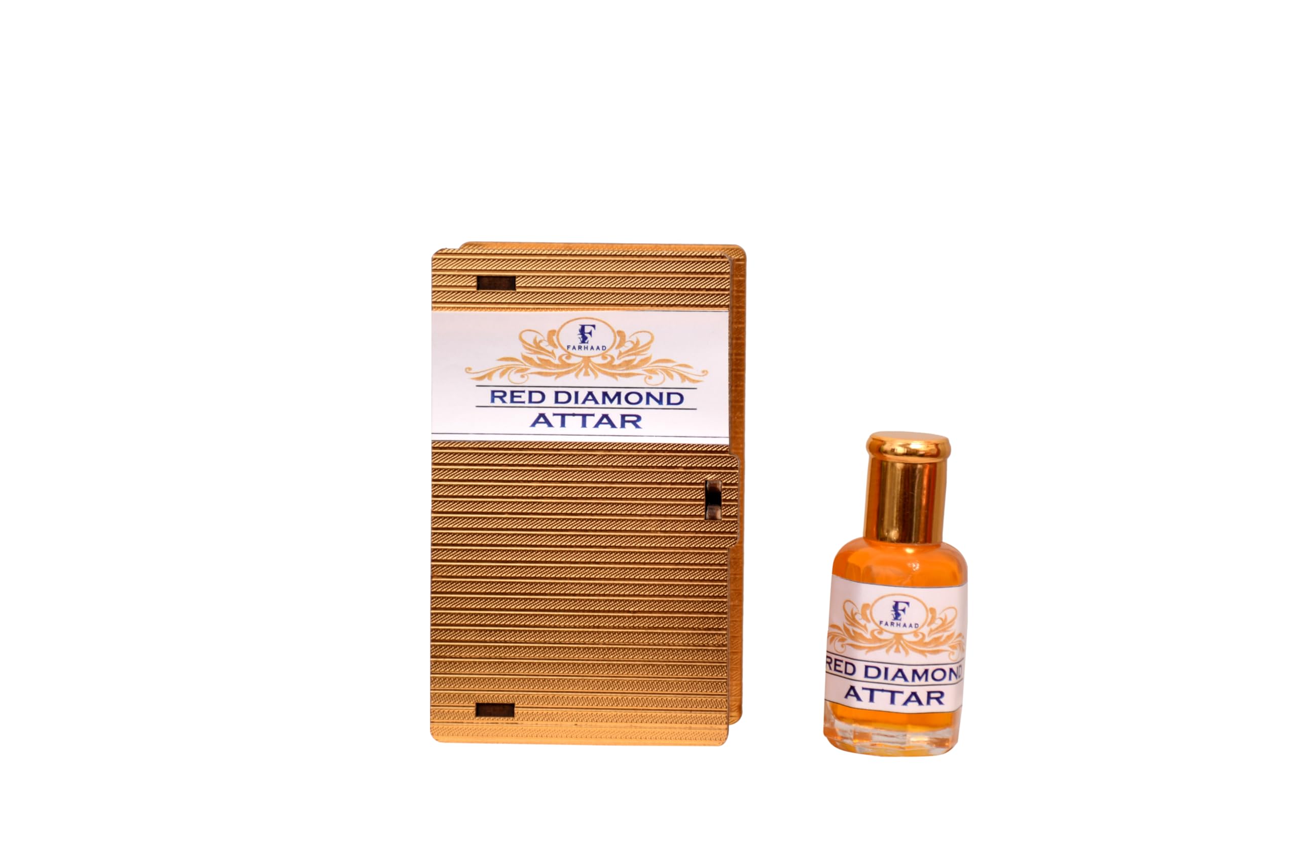 Premium Attar Gift Set - Red Diamond Oudh Fragrance (12ML) | Winter Perfume Oil for Men & Women | Luxury Unisex Arabic Scent | Perfect Birthday, Anniversary & Valentine's Day Gift | Home, Office & Special Occasion Use
