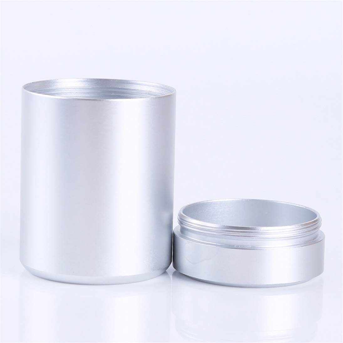 Premium Small Portable Tea Tin Canisters - Airtight Storage for Coffee, Tea, Candy & Goji Berries | Perfect for Home, Office & Travel Use