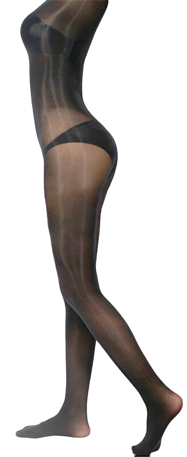 AFGQIANG Women's Shiny Seamless Bodysuit - Sexy Glossy Jumpsuit & Thigh High Stockings | Perfect for Night Out, Cosplay, and Sensual Lingerie
