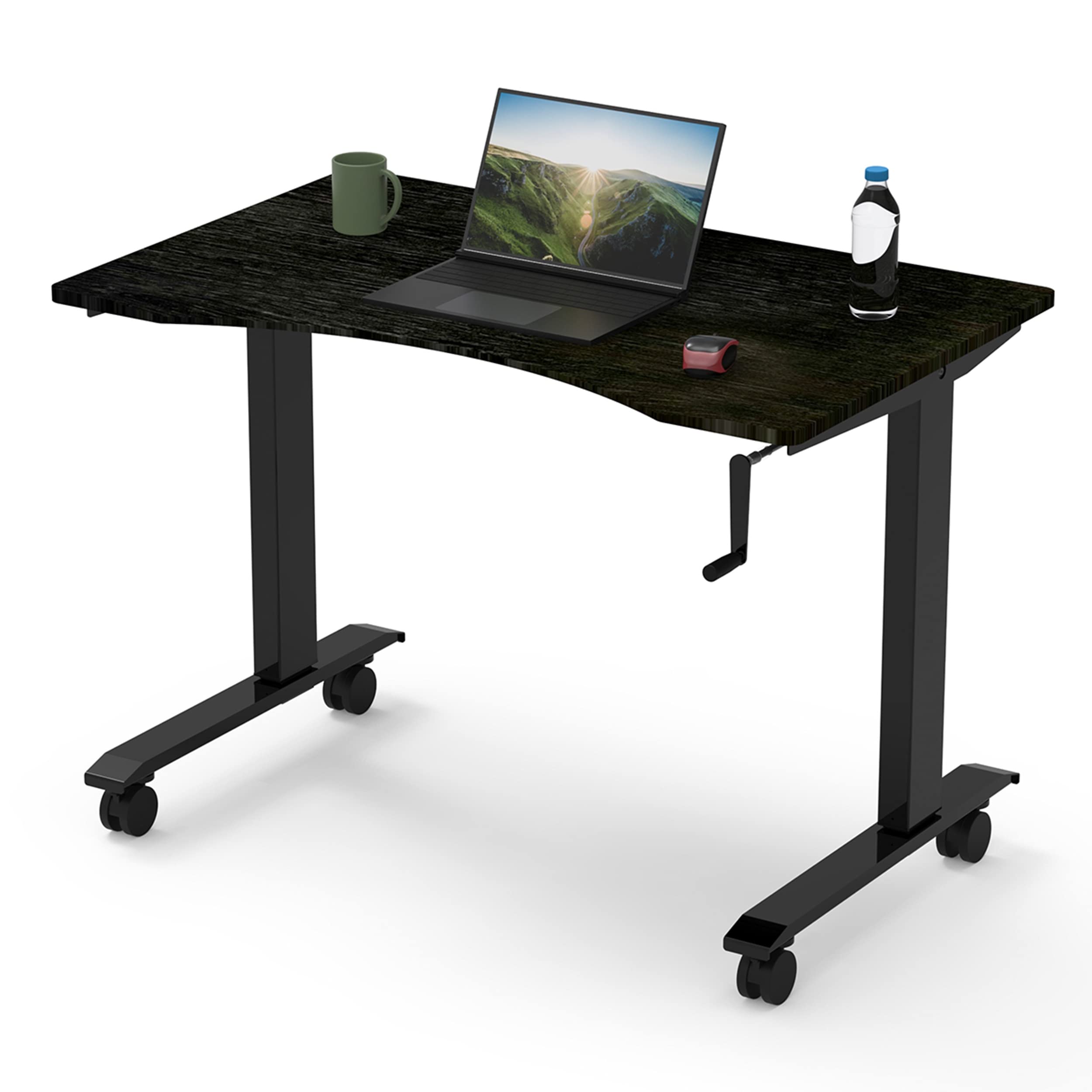 Adjustable Height Standing Desk with Crank - 48