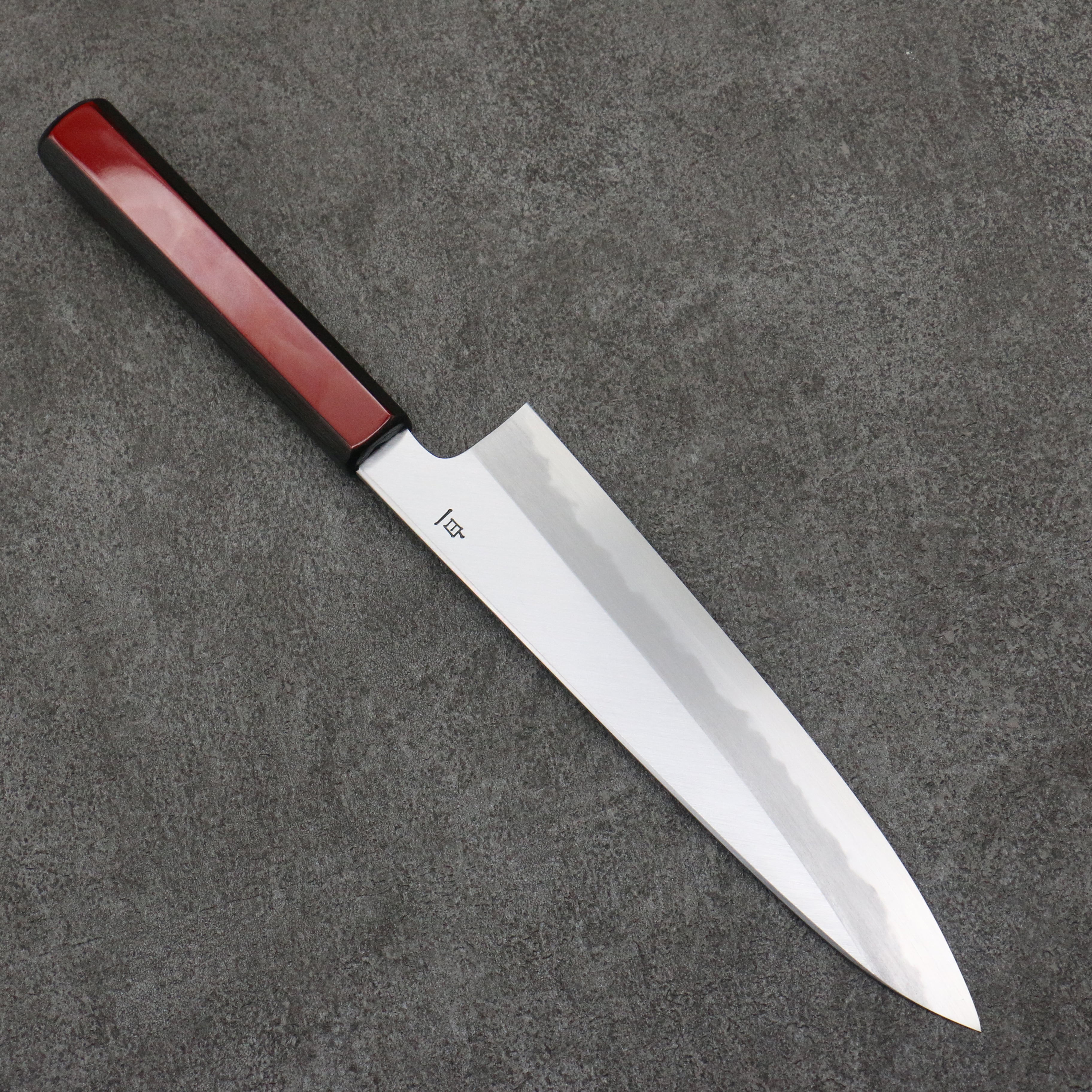 Premium Kagekiyo White Steel No.1 Gyuto 210mm Japanese Chef Knife - Akaro Lacquered Magnolia Handle - Perfect for Sushi, Sashimi & Precision Cutting