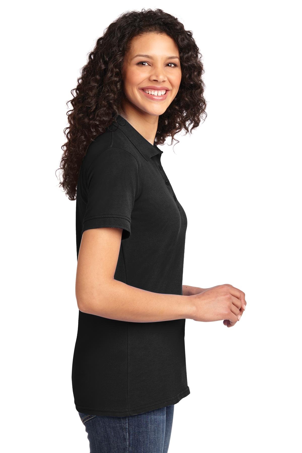 Port & Company Ladies Core Blend Pique Polo Shirt - Comfortable Women's Golf & Casual Wear (LKP155) | Perfect for Office, Sports & Everyday Outfits