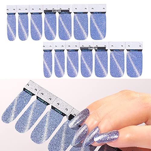 Self-Adhesive Nail Polish Stickers - 13 Pack Charming Nail Art Decals for DIY Manicures at Home or Salon | Perfect for Parties, Weddings & Special Occasions