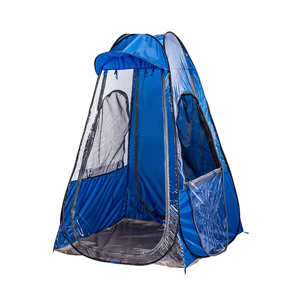 **Blue Portable Camping Tent - Double Thick Waterproof Fabric, Single Fold Tent for Outdoor Fishing Machines - Perfect for Camping, Hiking & Fishing Trips**