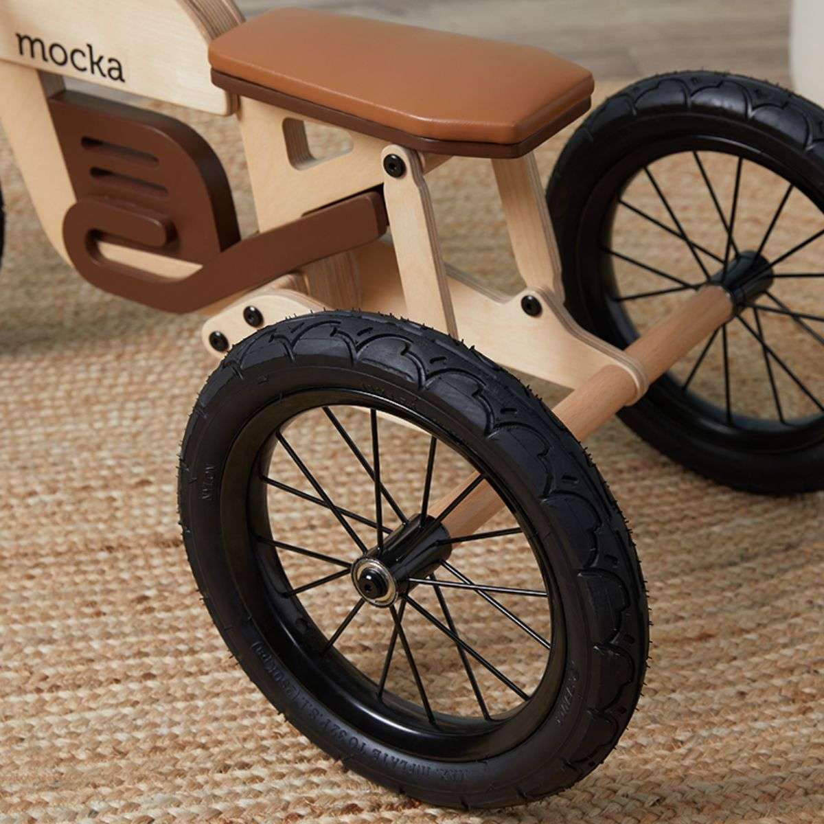 Brando 2-in-1 Convertible Wooden Tricycle & Balance Bike for Toddlers - Perfect for Outdoor Play, Learning to Ride, and Backyard Fun