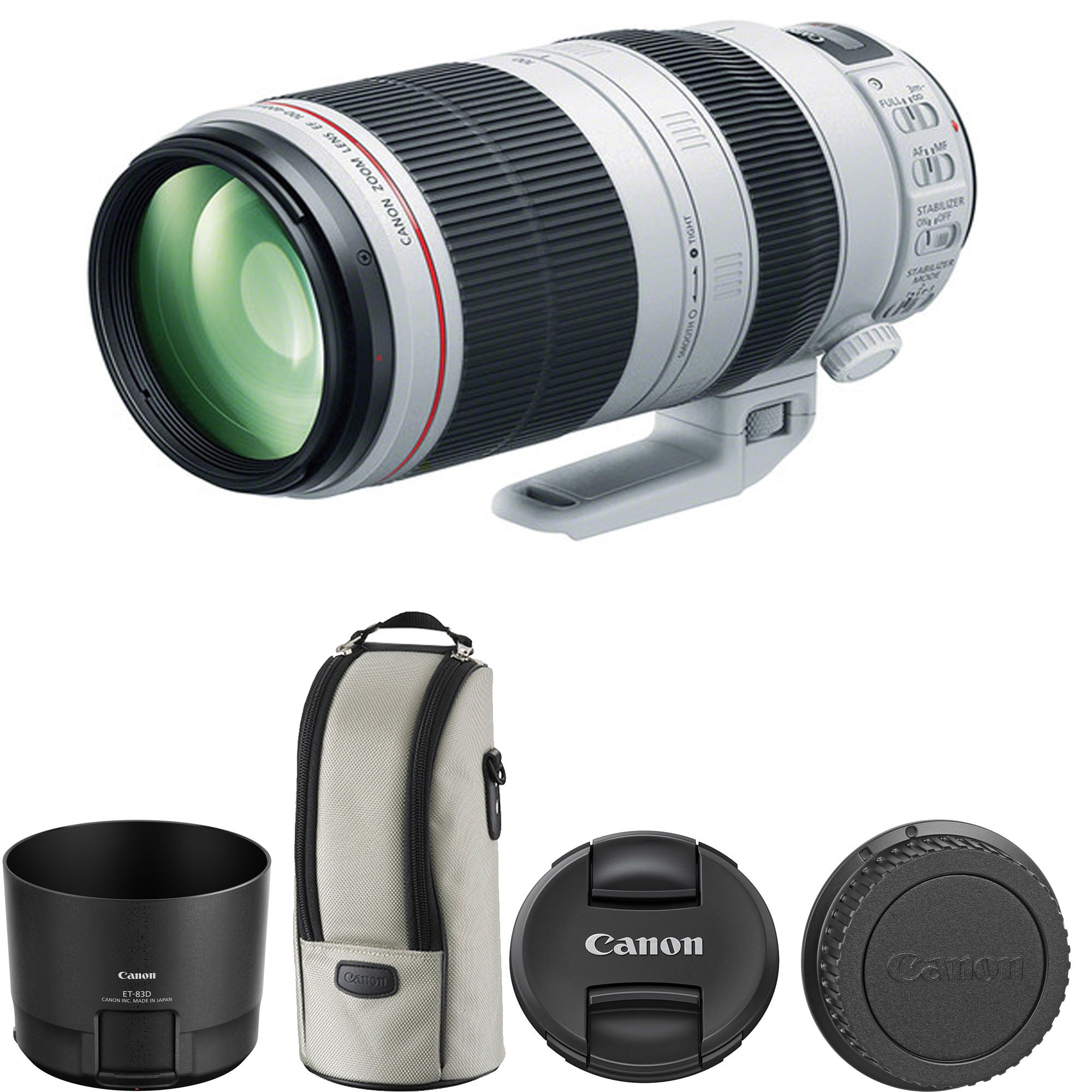 Canon EF 100-400mm f/4.5-5.6L IS II USM Telephoto Zoom Lens for DSLR Cameras - Professional Wildlife & Sports Photography