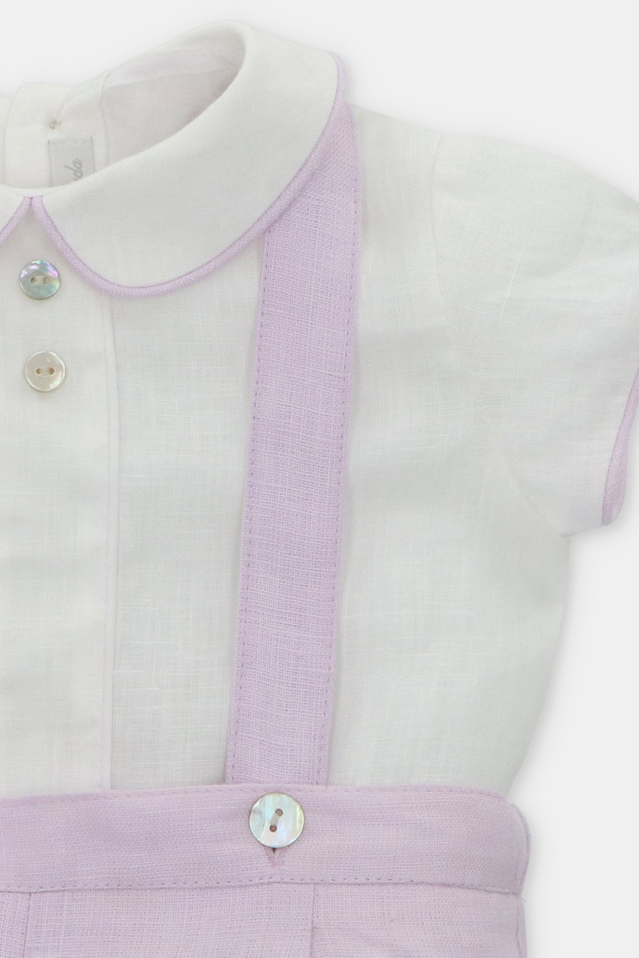 Stylish Wilfred Lavender Shirt & Jam Pants with Suspenders Outfit | Vintage-Inspired Casual Wear for Women | Perfect for Office, Date Night & Spring Outings