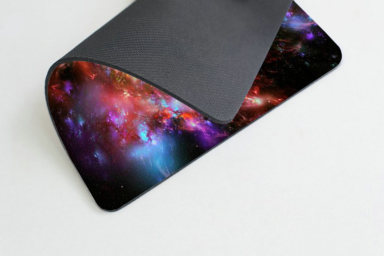 Galaxy Customized Non-Slip Rubber Gaming Mouse Pad - Smooth Tracking for PC, Laptop, Office & Gaming Setup | Smooffly Rectangle Mousepad for Work & Play