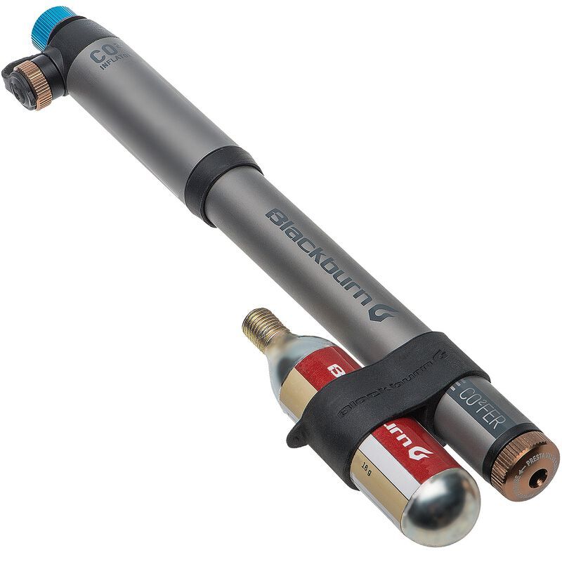 Blackburn Core CO2 Mini Bike Pump - Compact & Lightweight CO2 Inflator for Road & Mountain Bikes - Perfect for Quick Tire Inflation on Cycling Trips and Emergency Repairs