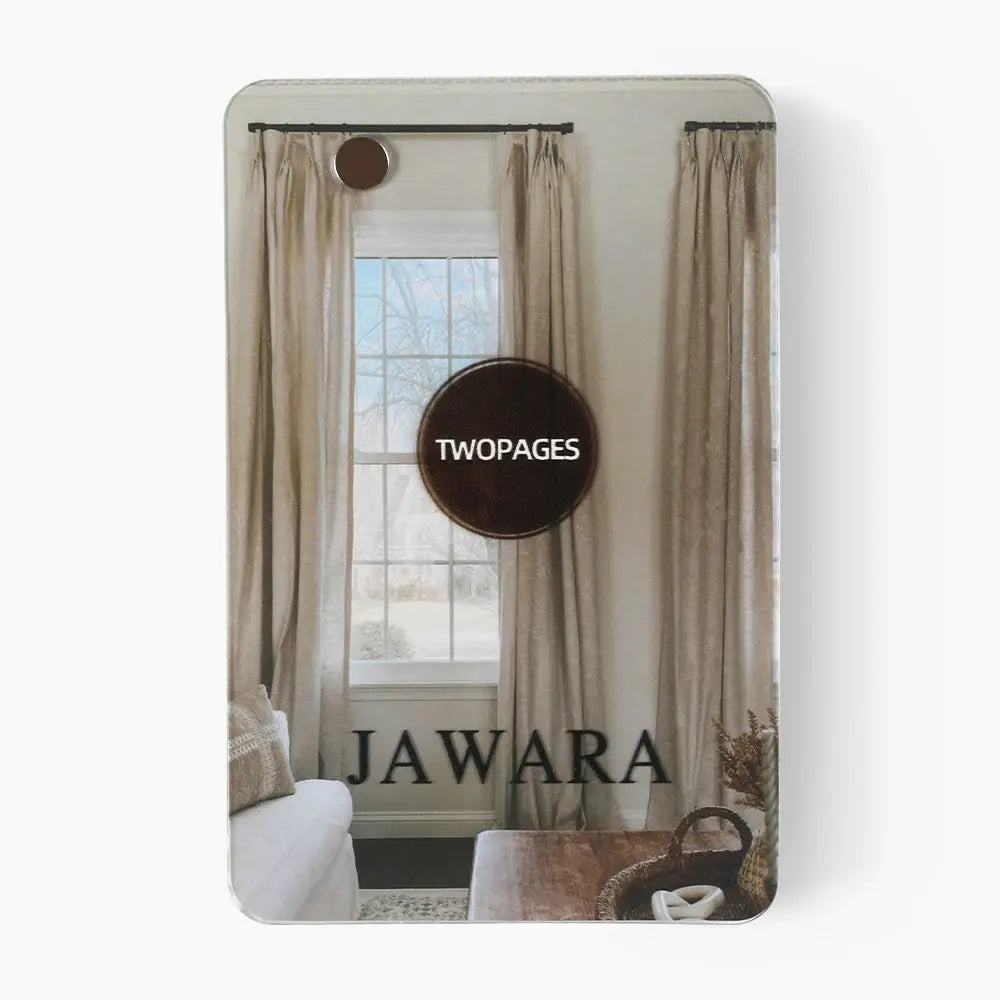 Jawara Linen Cotton Booklet - 18 Vibrant Colors | Perfect for Watercolor Painting, Sketching & Art Projects