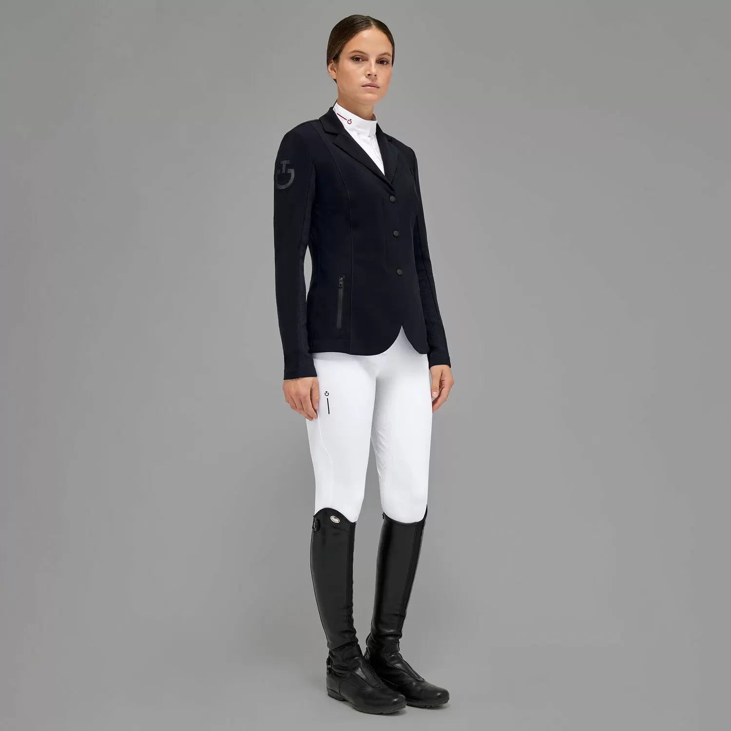 Cavalleria Toscana R Evo Light Tech Knit Riding Jacket - Breathable Equestrian Performance Jacket for Women - Perfect for Horseback Riding, Training & Outdoor Activities