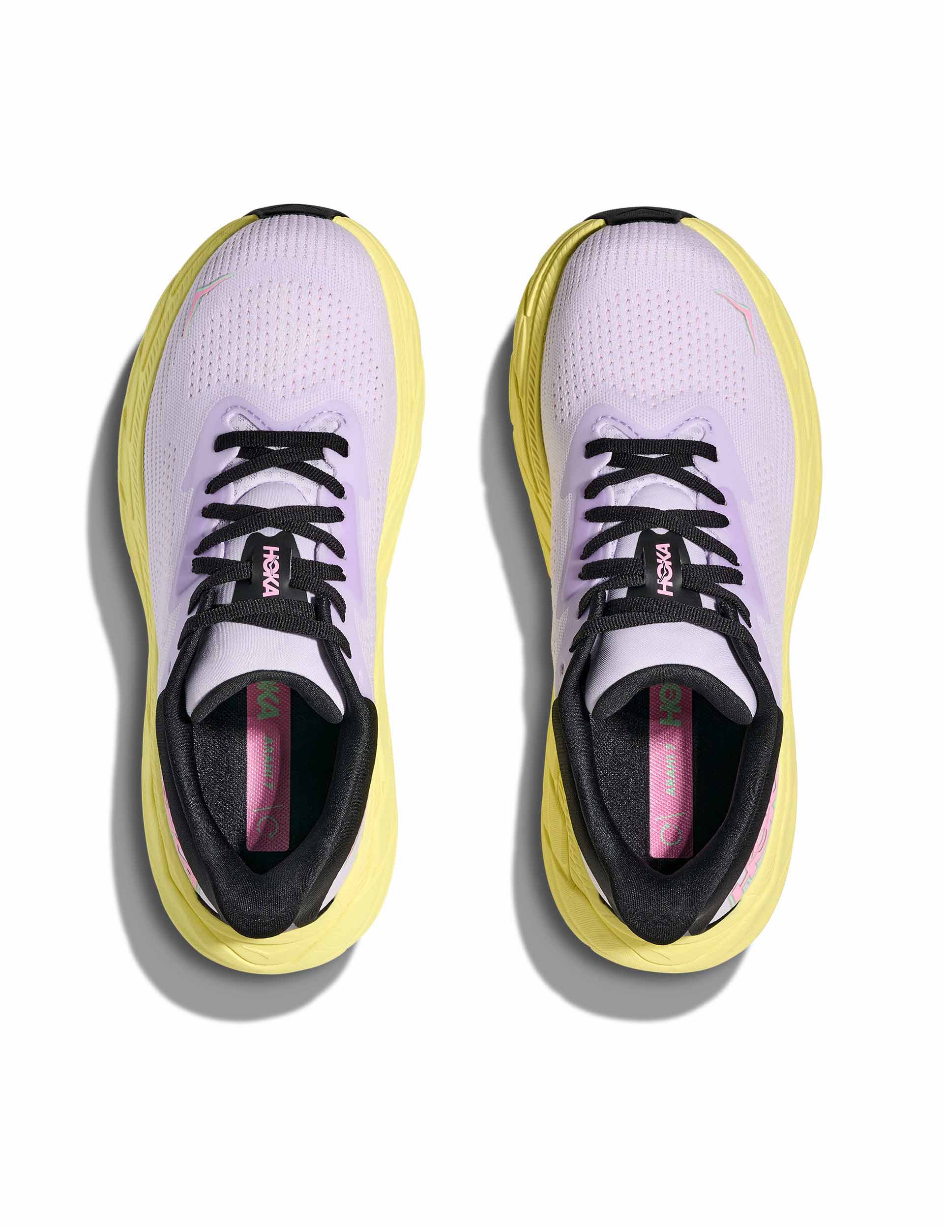 Hoka Arahi 7 Running Shoes - Starlight Glow/Yuzu Color | Stability & Cushion for Road Running, Jogging & Daily Wear