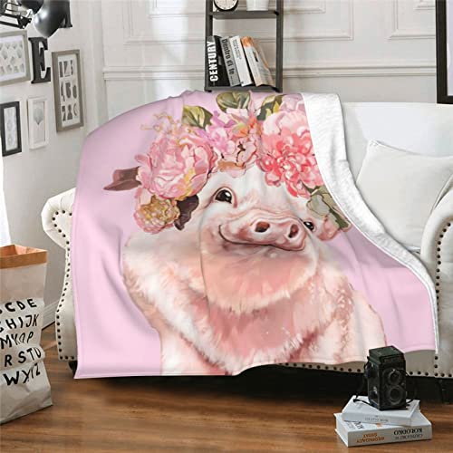 Pink Pig and Roses