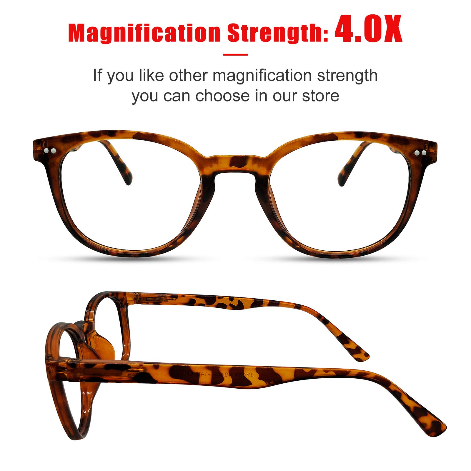Blue Light Blocking Glasses for Women & Men - Anti UV, Eye Strain & Glare Protection - Computer Reading Glasses for Office Work, Gaming & Screen Time