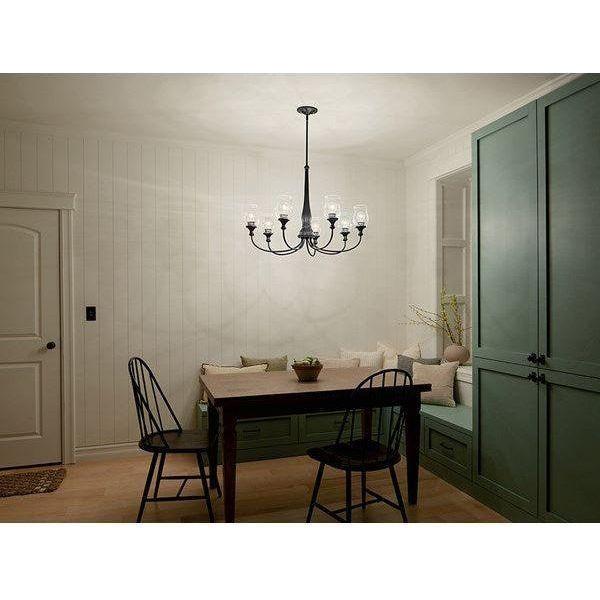 Kichler Melis 7-Light Chandelier - Elegant Modern Ceiling Light Fixture for Dining Room, Living Room, or Bedroom