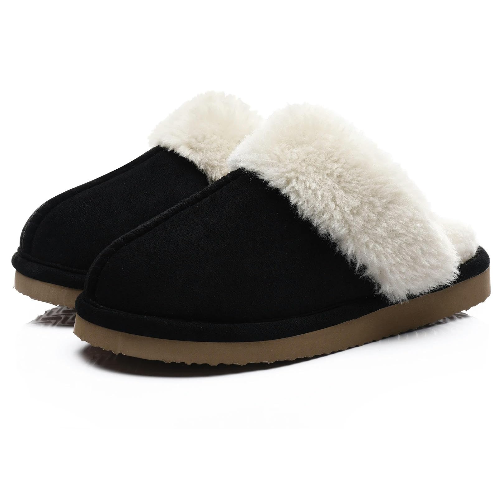 Women's Winter Slippers - Cozy Warm House Shoes for Indoor & Outdoor Use - Non-Slip Fuzzy Home Slippers for Relaxing at Home, Office, or Travel