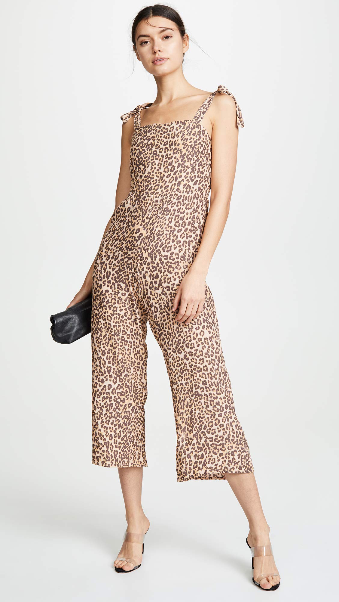 Women's Elsa Jumpsuit - Mila Animal Print Romper - X-Small Size - Sexy Party Outfit for Nightclub, Date Night & Summer Vacation